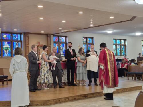 Baptisms Hregdovic and Benson 2025